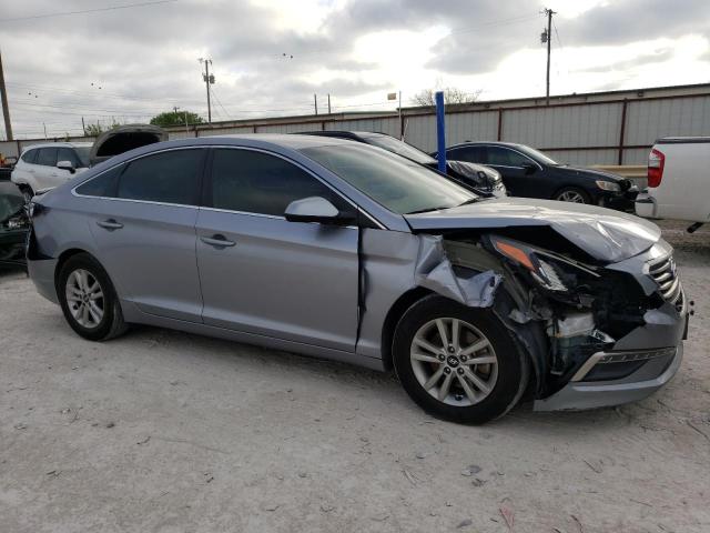 5NPE24AF5FH129115 - 2015 HYUNDAI SONATA SE GRAY photo 4