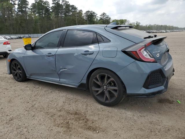 SHHFK7H91HU218380 - 2017 HONDA CIVIC SPORT TOURING ნაცრისფერი ფოტო 2