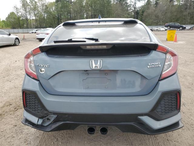 SHHFK7H91HU218380 - 2017 HONDA CIVIC SPORT TOURING GRAY photo 6