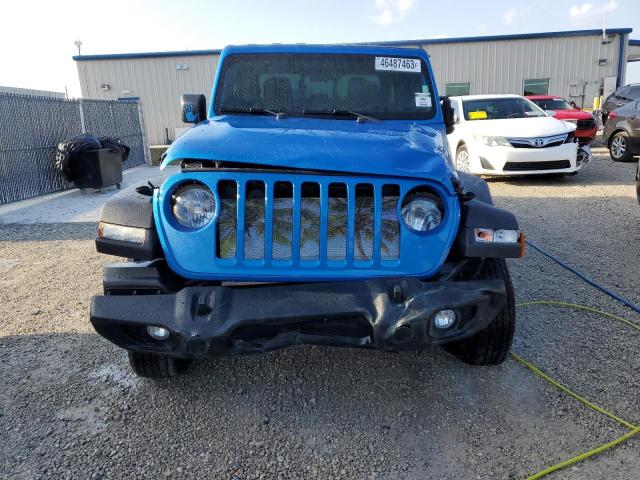 1C6JJTAG5LL216984 - 2020 JEEP GLADIATOR SPORT BLUE photo 5