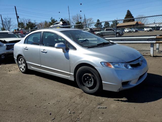 2HGFA1F53BH306867 - 2011 HONDA CIVIC LX SILVER photo 4