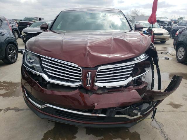 2LMTJ6KP7GBL88473 - 2016 LINCOLN MKX SELECT BURGUNDY photo 5