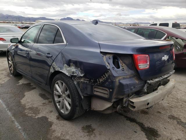 1G11E5SL2EF134497 - 2014 CHEVROLET MALIBU 2LT BLUE photo 2