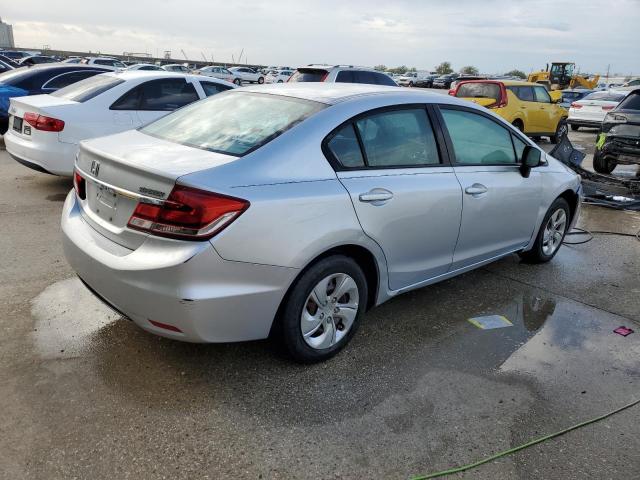 2HGFB2F57DH593698 - 2013 HONDA CIVIC LX SILVER photo 3