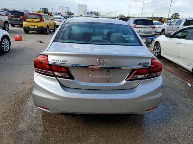 2HGFB2F57DH593698 - 2013 HONDA CIVIC LX SILVER photo 6