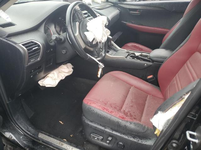 JTJDARDZ5M5031813 - 2021 LEXUS NX 300 BASE შავი ფოტო 7