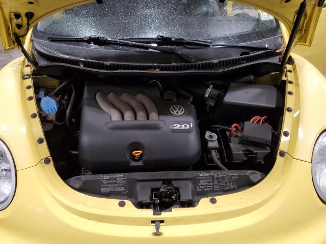 3VWBK31C74M414664 - 2004 VOLKSWAGEN NEW BEETLE GL 黄色 照片 11