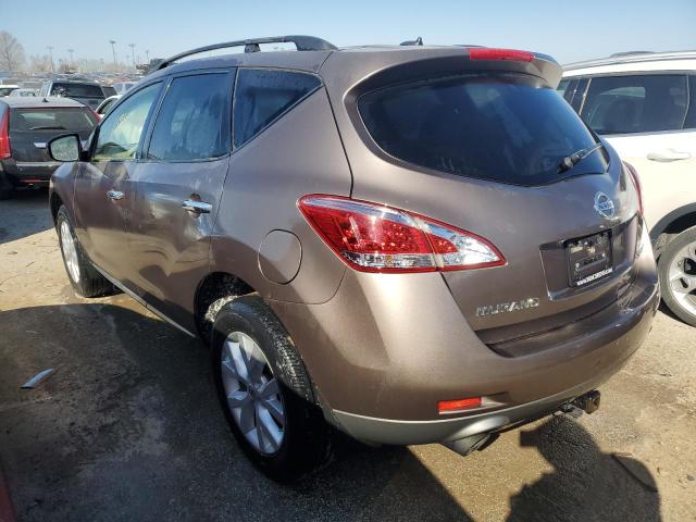 JN8AZ1MW8DW321046 - 2013 NISSAN MURANO S BEIGE photo 2