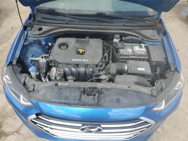 5NPD84LF3HH096853 - 2017 HYUNDAI ELANTRA SE BLUE photo 11