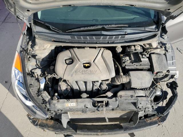 5NPDH4AE0DH416683 - 2013 HYUNDAI ELANTRA GLS SILVER photo 11