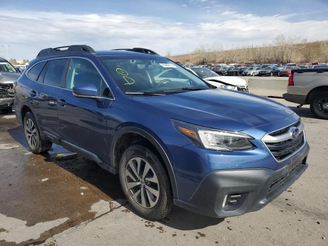 4S4BTACC4L3196356 - 2020 SUBARU OUTBACK PREMIUM BLUE photo 4