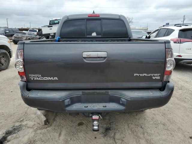 5TFJU4GN7CX027709 - 2012 TOYOTA TACOMA DOUBLE CAB PRERUNNER GRAY photo 6