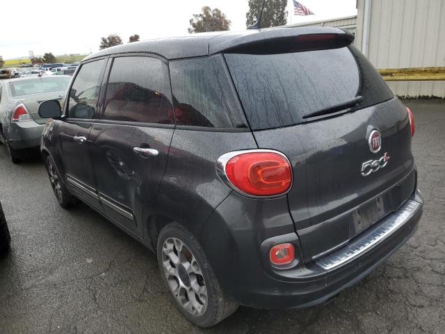 ZFBCFACH7EZ013420 - 2014 FIAT 500L LOUNGE BLACK photo 2