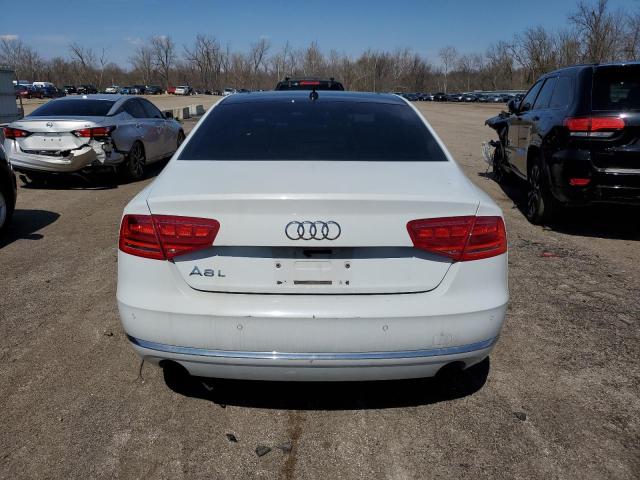 WAURGAFD0DN007331 - 2013 AUDI A8 L QUATTRO WHITE photo 6