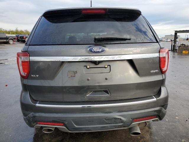 1FM5K8D82JGB91181 - 2018 FORD EXPLORER XLT CHARCOAL photo 6