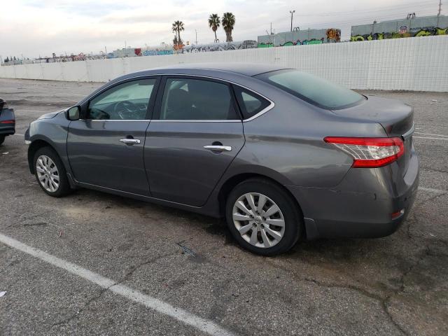 3N1AB7AP6FY361916 - 2015 NISSAN SENTRA S GRAY photo 2