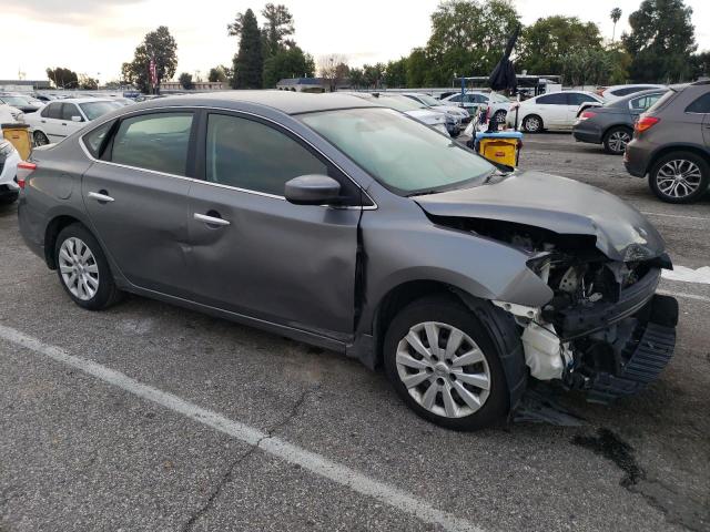 3N1AB7AP6FY361916 - 2015 NISSAN SENTRA S GRAY photo 4