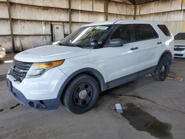 1FM5K8AR0EGA18584 - 2014 FORD EXPLORER POLICE INTERCEPTOR WHITE photo 1