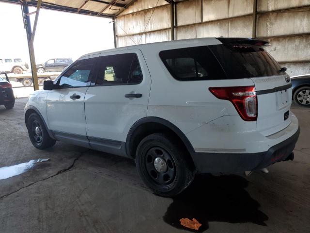 1FM5K8AR0EGA18584 - 2014 FORD EXPLORER POLICE INTERCEPTOR WHITE photo 2