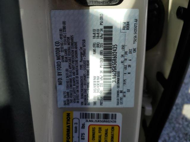 3LN6L2GK5GR602435 - 2016 LINCOLN MKZ BEIGE photo 12