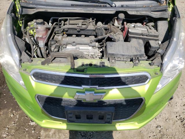 KL8CD6S95EC498324 - 2014 CHEVROLET SPARK 1LT GREEN photo 11