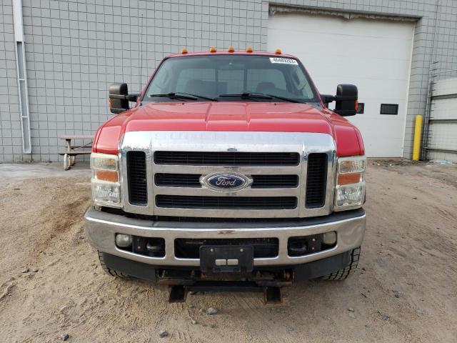 1FTWF31R58ED42467 - 2008 FORD F350 SRW SUPER DUTY RED photo 5