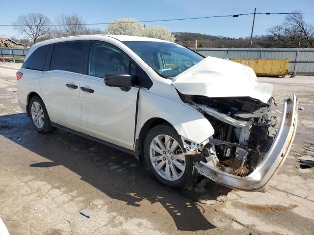 5FNRL6H26KB005604 - 2019 HONDA ODYSSEY LX WHITE photo 4