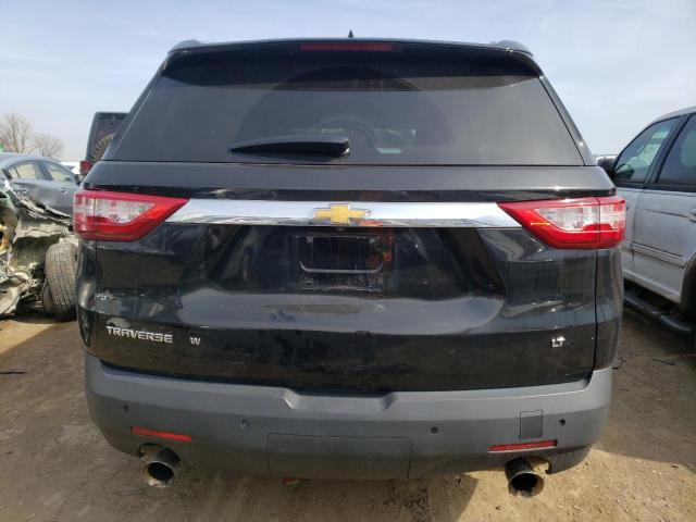 1GNEVGKW8JJ197729 - 2018 CHEVROLET TRAVERSE LT BLACK photo 6