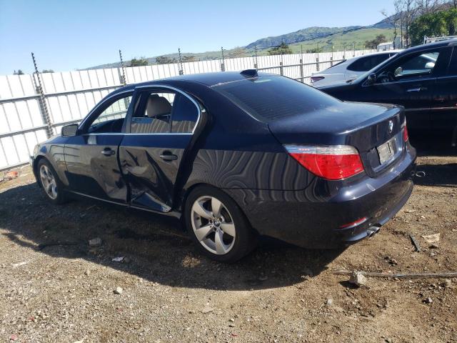 WBANU53558CT04298 - 2008 BMW 528 I BLUE photo 2