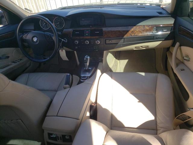 WBANU53558CT04298 - 2008 BMW 528 I BLUE photo 8