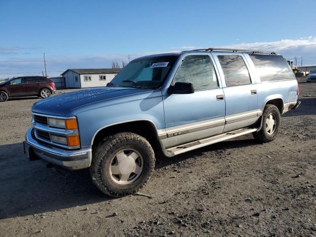 1GNFK16R2TJ366676 - 1996 CHEVROLET SUBURBAN K1500 BLUE photo 1