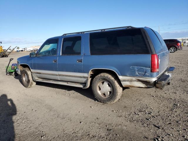 1GNFK16R2TJ366676 - 1996 CHEVROLET SUBURBAN K1500 BLUE photo 2