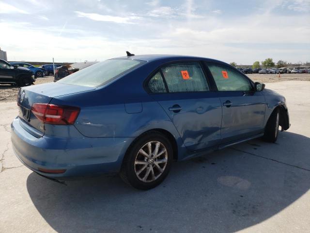 3VWD67AJ2GM249338 - 2016 VOLKSWAGEN JETTA SE BLUE photo 3