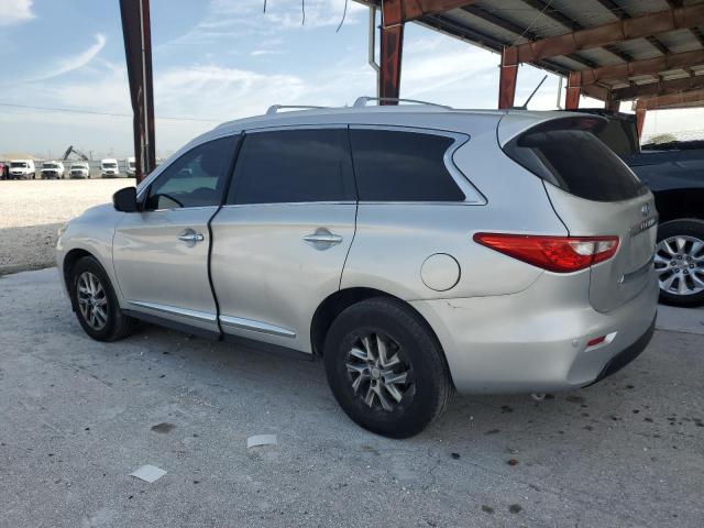 5N1AL0MM1EC545392 - 2014 INFINITI QX60 GRAY photo 2