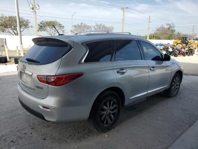 5N1AL0MM1EC545392 - 2014 INFINITI QX60 GRAY photo 3