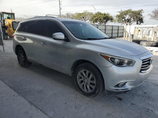 5N1AL0MM1EC545392 - 2014 INFINITI QX60 GRAY photo 4