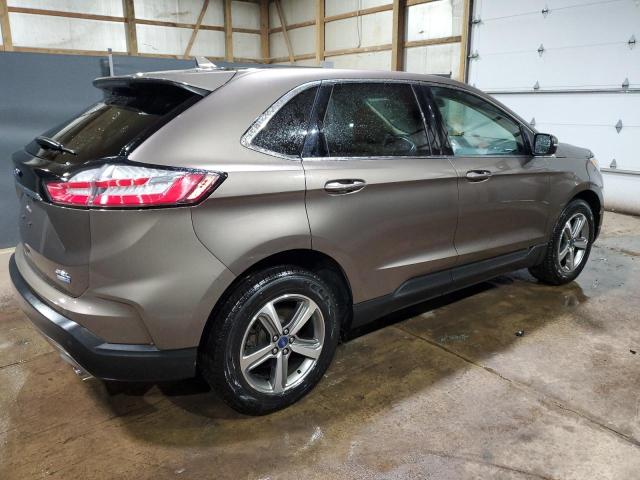 2FMPK4J90KBC17283 - 2019 FORD EDGE SEL BROWN photo 3