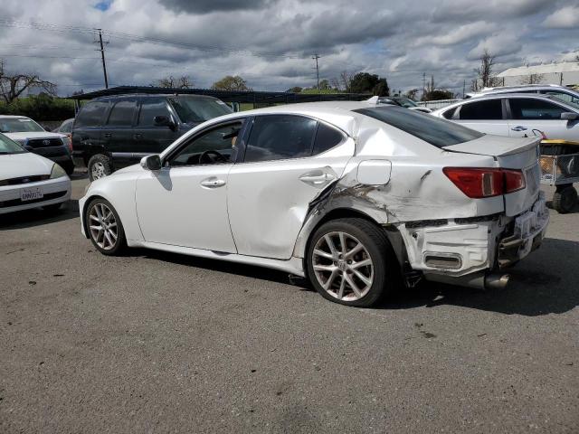 JTHCF5C2XB5046221 - 2011 LEXUS IS 250 WHITE photo 2