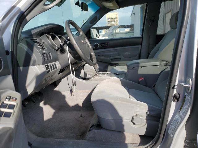 5TEJU62NX5Z039030 - 2005 TOYOTA TACOMA DOUBLE CAB PRERUNNER SILVER photo 7