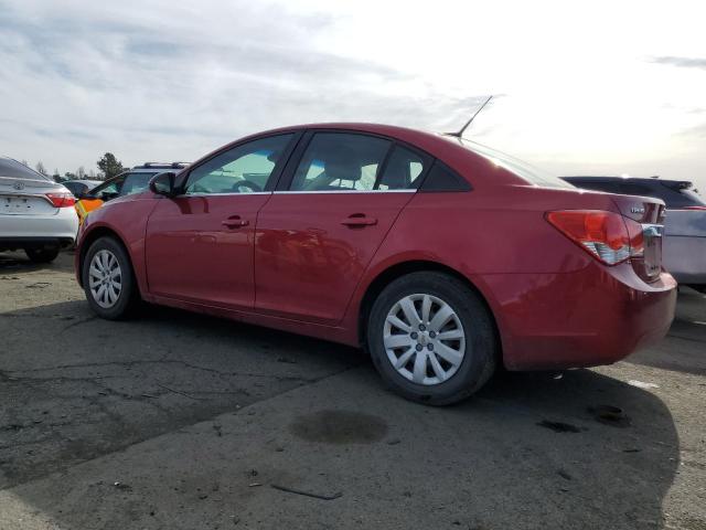 1G1PF5S99B7161505 - 2011 CHEVROLET CRUZE LT RED photo 2