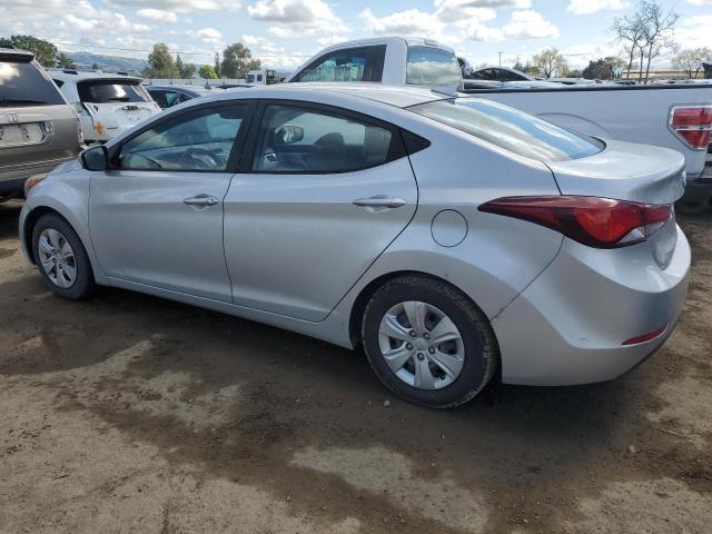 KMHDH4AE2GU583763 - 2016 HYUNDAI ELANTRA SE SILVER photo 2