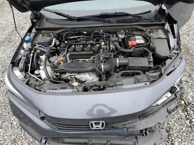 JHMFE1F71NX008837 - 2022 HONDA CIVIC EX BLUE photo 11