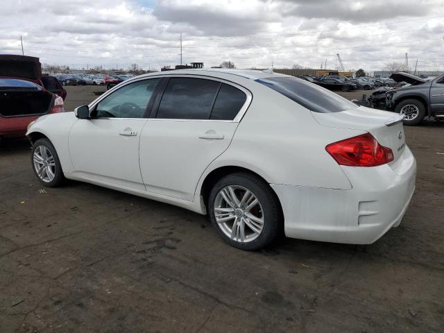 JN1DV6AR4BM451322 - 2011 INFINITI G25 WHITE photo 2