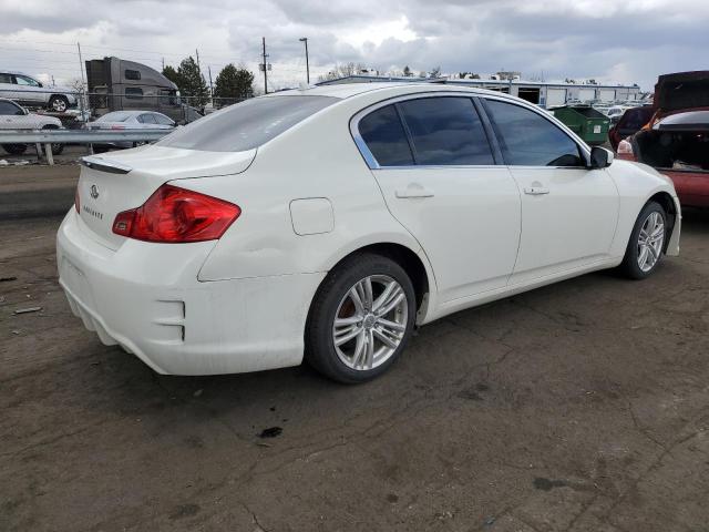 JN1DV6AR4BM451322 - 2011 INFINITI G25 WHITE photo 3