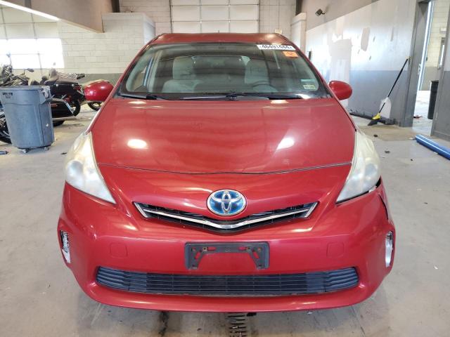 JTDZN3EU4C3018672 - 2012 TOYOTA PRIUS V RED photo 5