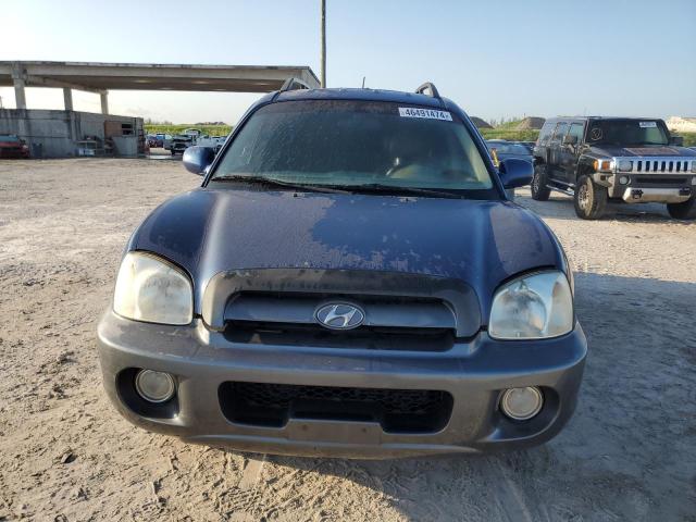 KM8SC13E56U086514 - 2006 HYUNDAI SANTA FE GLS BLUE photo 5