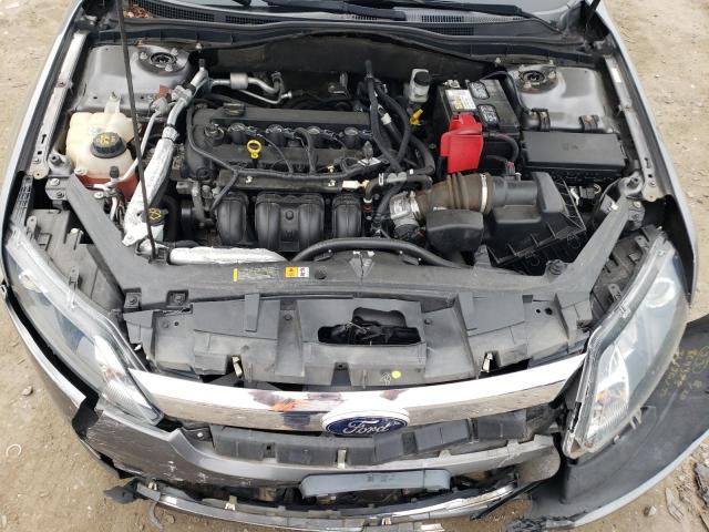 3FAHP0JA4CR431375 - 2012 FORD FUSION SEL GRAY photo 11