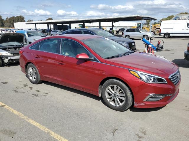 5NPE24AF3FH219508 - 2015 HYUNDAI SONATA SE BURGUNDY photo 4