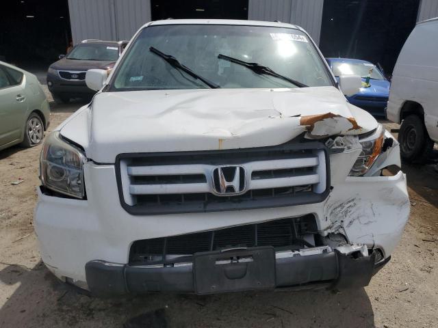 5FNYF18786B011024 - 2006 HONDA PILOT EX WHITE photo 5