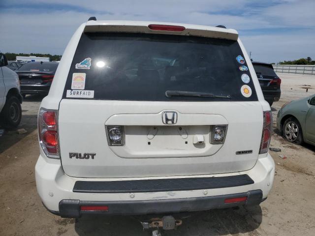 5FNYF18786B011024 - 2006 HONDA PILOT EX WHITE photo 6